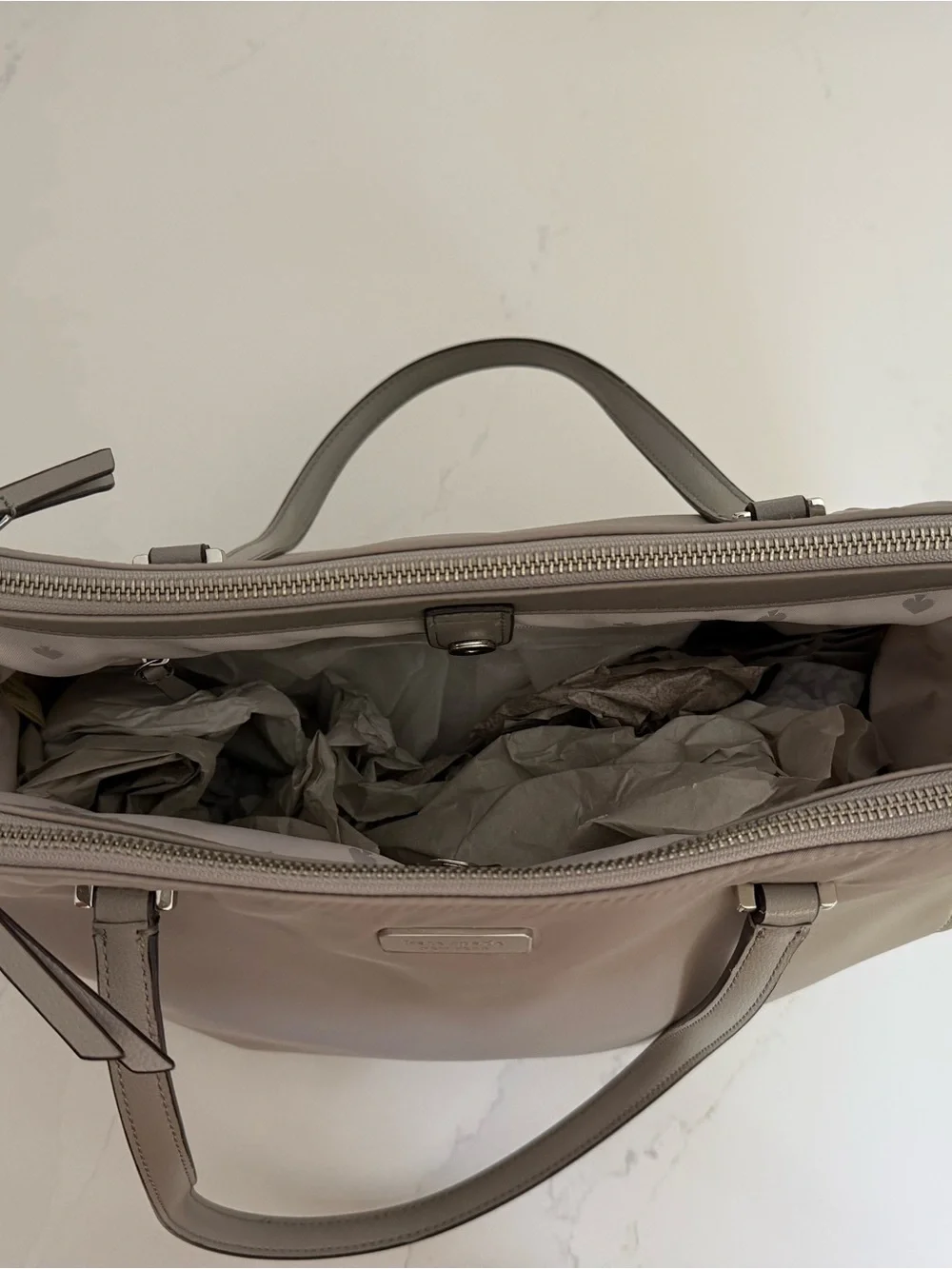 kate spade Cream Tote Bag